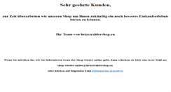 Desktop Screenshot of heizstrahlershop.eu